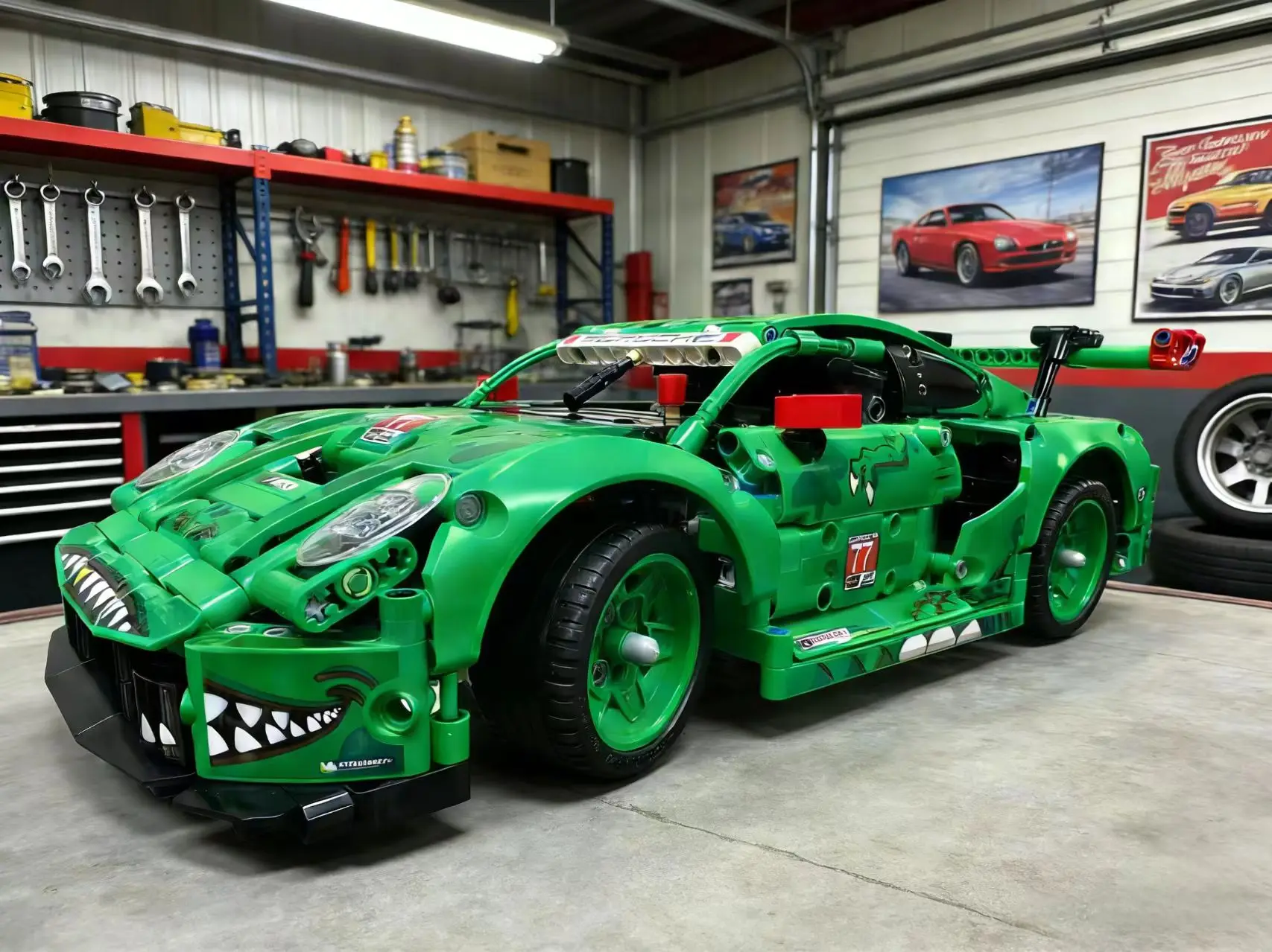 

2026 hot-selling car building blocks assembly racing model gift children's toy boy christmas birthday gift