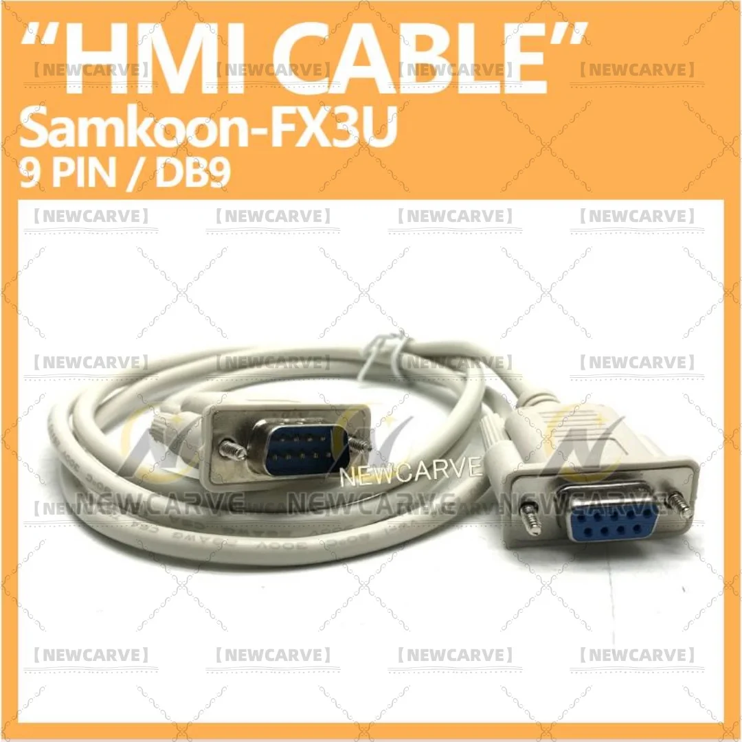 Samkoon-FX3U Program Cable HMI Touch Screen Connect Samkoon EA、SA、SK、AK All Series With FX Series PLC NEWCARVE