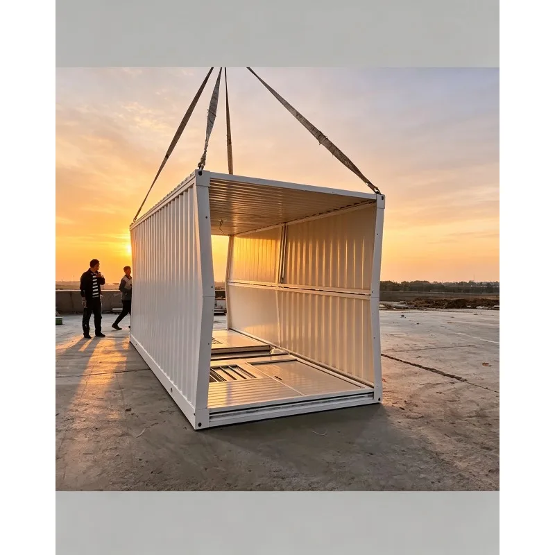 Prefabricated Movable Folding Container House Single Room Cheap Prefabricated House Container Modular House Z folding container