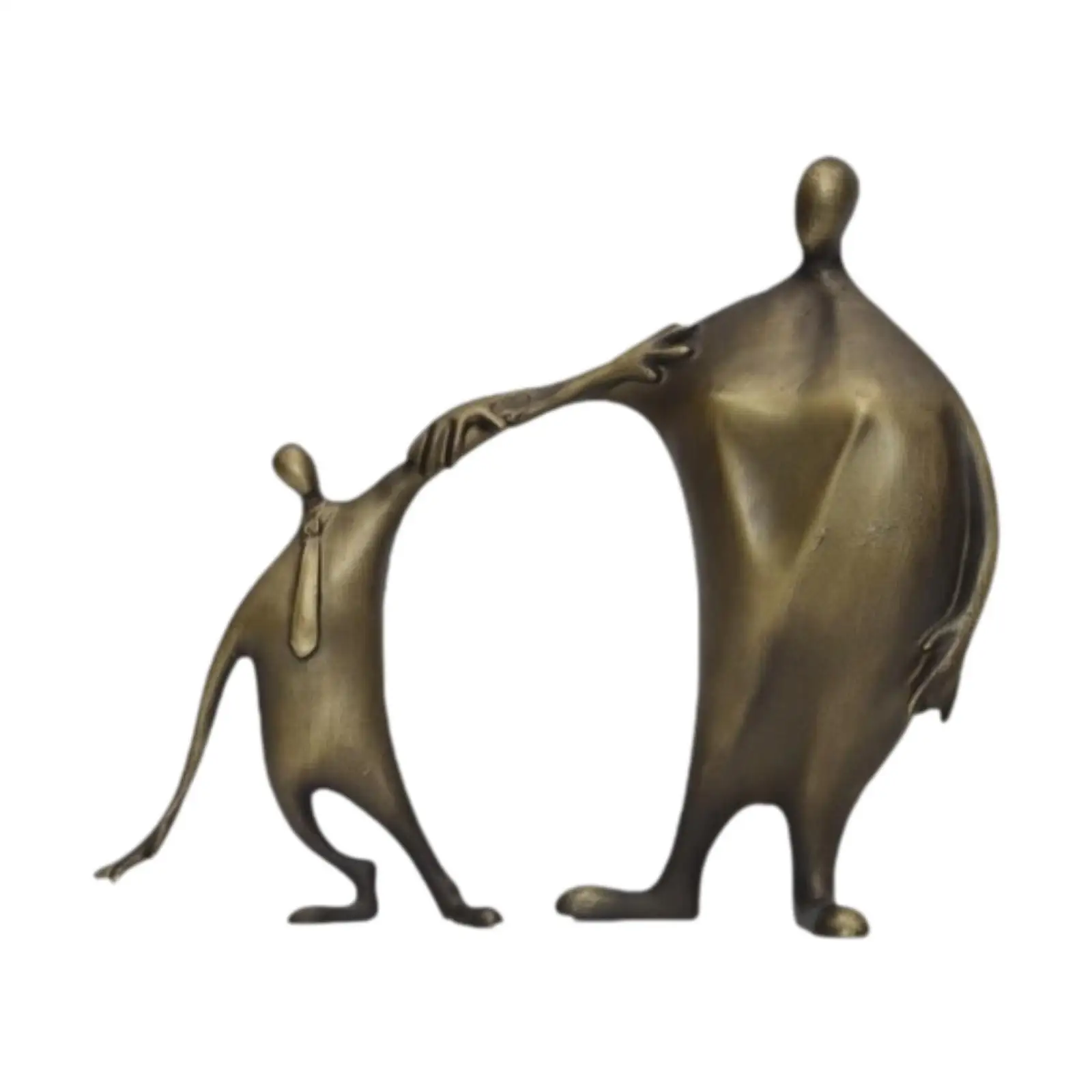 

Metal Father and Son Sculpture Father Childs Love Sculpture for Husband Son