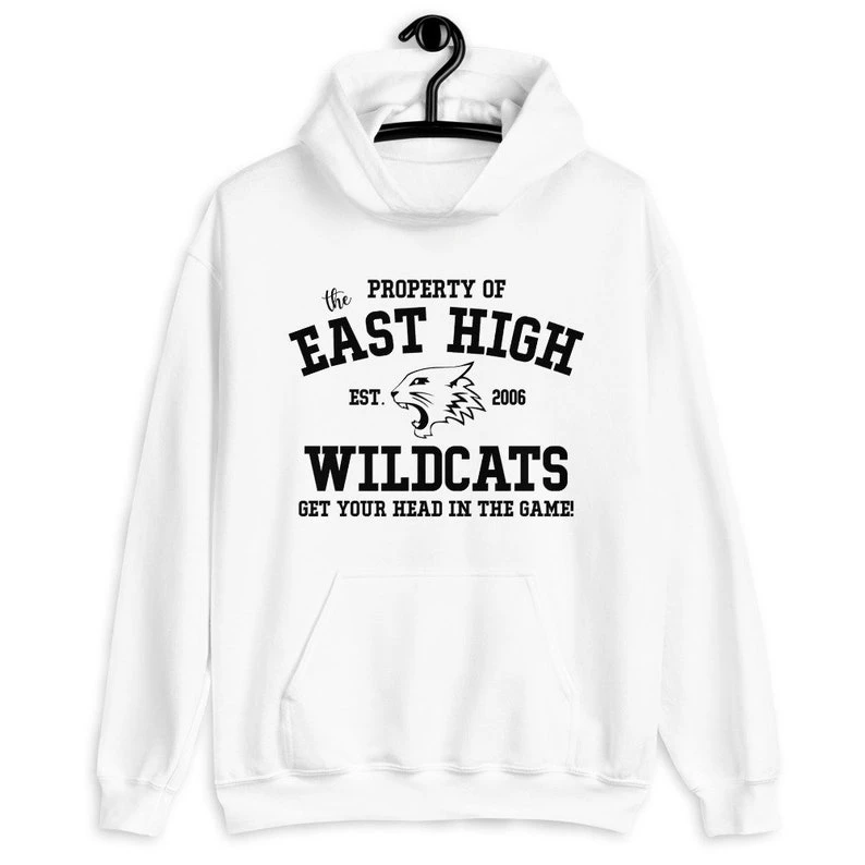 الممتلكات في الشرق الأفضل.2006WILDCATSGET رأسك في اللعبة! هوديي للجنسين من Wildcats جديد في بلوفر كبير الحجم بغطاء للرأس #2