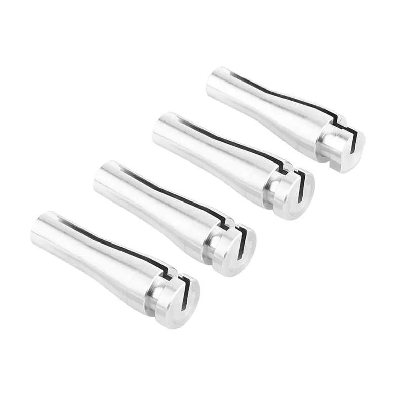 4Pcs Premium Polished Billet Aluminum Door Handle Cable Repair End Pieces Kit for E250 E350