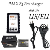 IMAX B3 Pro 2S/3S LiPo Battery Charger, 850mA Balance, AC 110-240V, LED Display, US/EU Plug, Compact & Safe (90mm)
