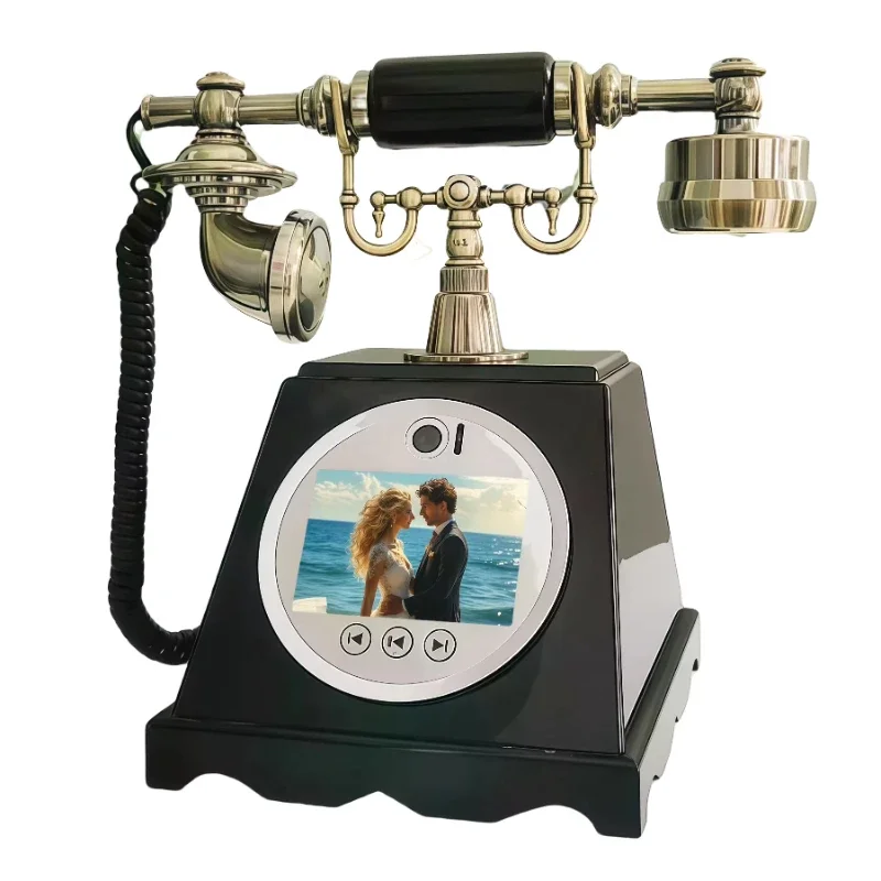 128G Wedding Audio Video Guestbook Phone Banquet Video Sign-in Book Guest Blessings 2K