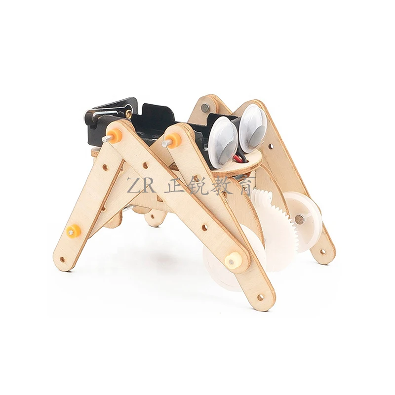 

5 Sets Mini Walking Robot Kit STEM Toy Science Experiments Kits Educational DIY Toys for Kids