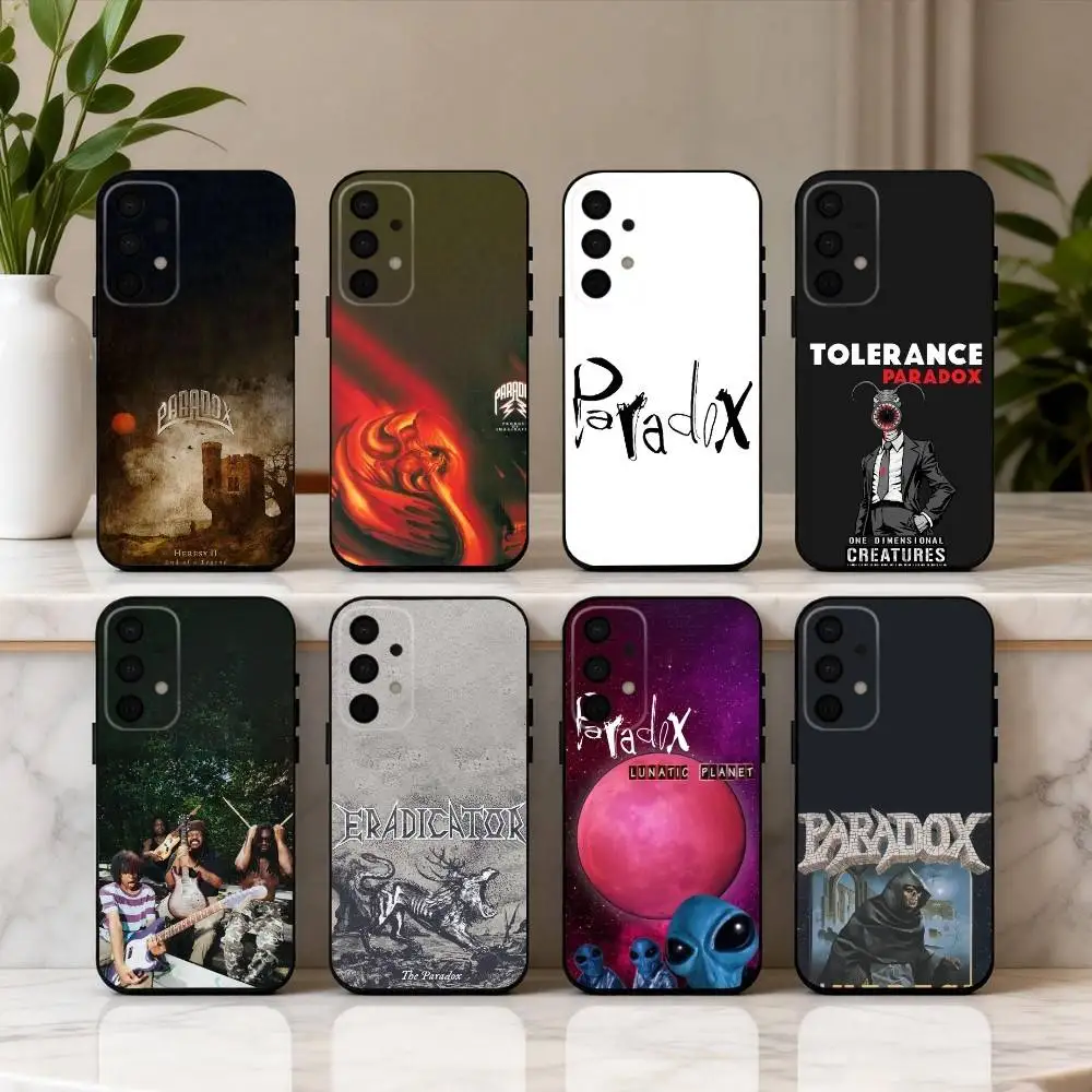 

Punk T-The P-Paradox Band Phone Case For Samsung Galaxy A73,A72,A71,A70,A53,A52,A51,Soft Silicone Black Cover