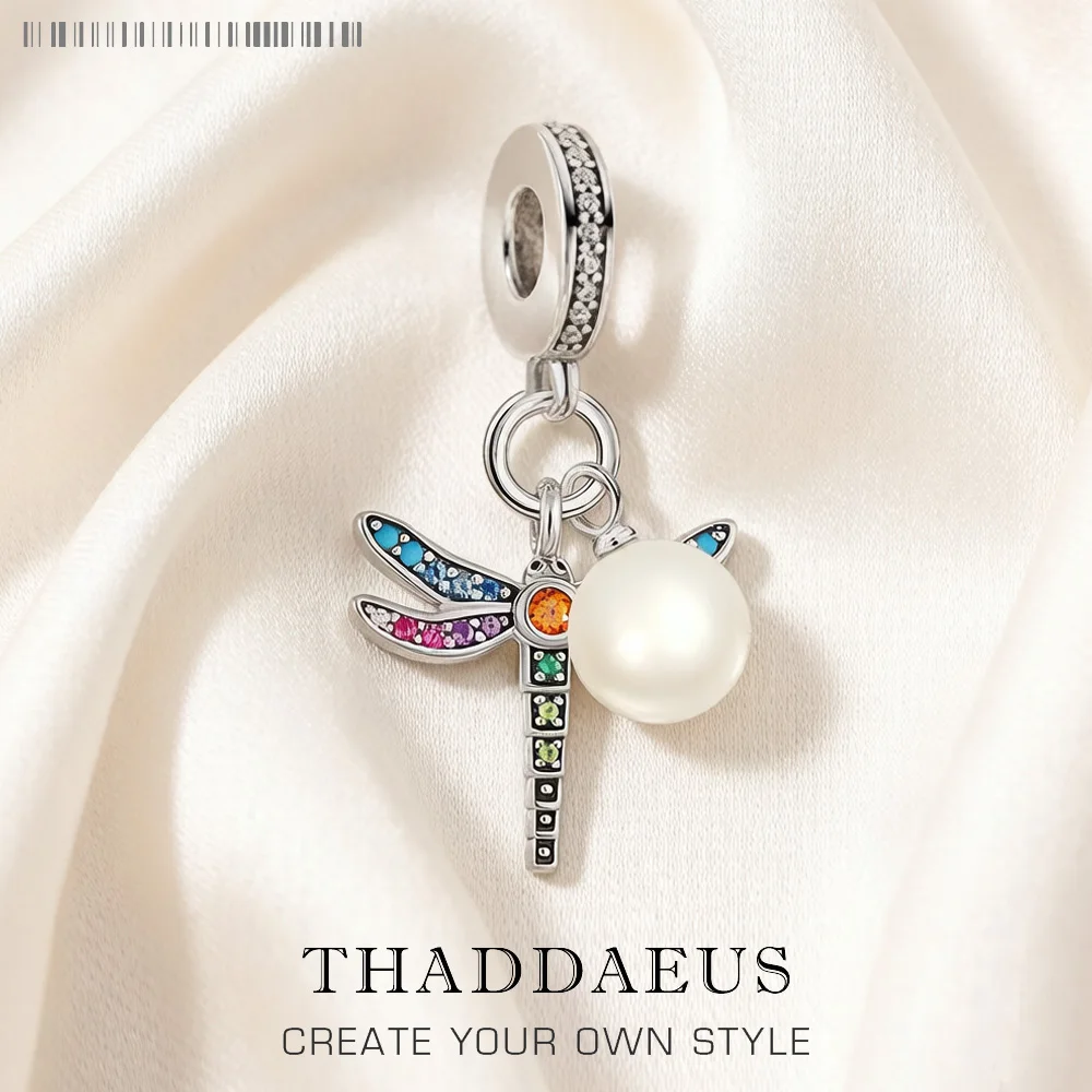 Dragonfly Dangle Pendant Charm Fashion European 925 Sterling Silver Brand New Bohemia Gift For Women