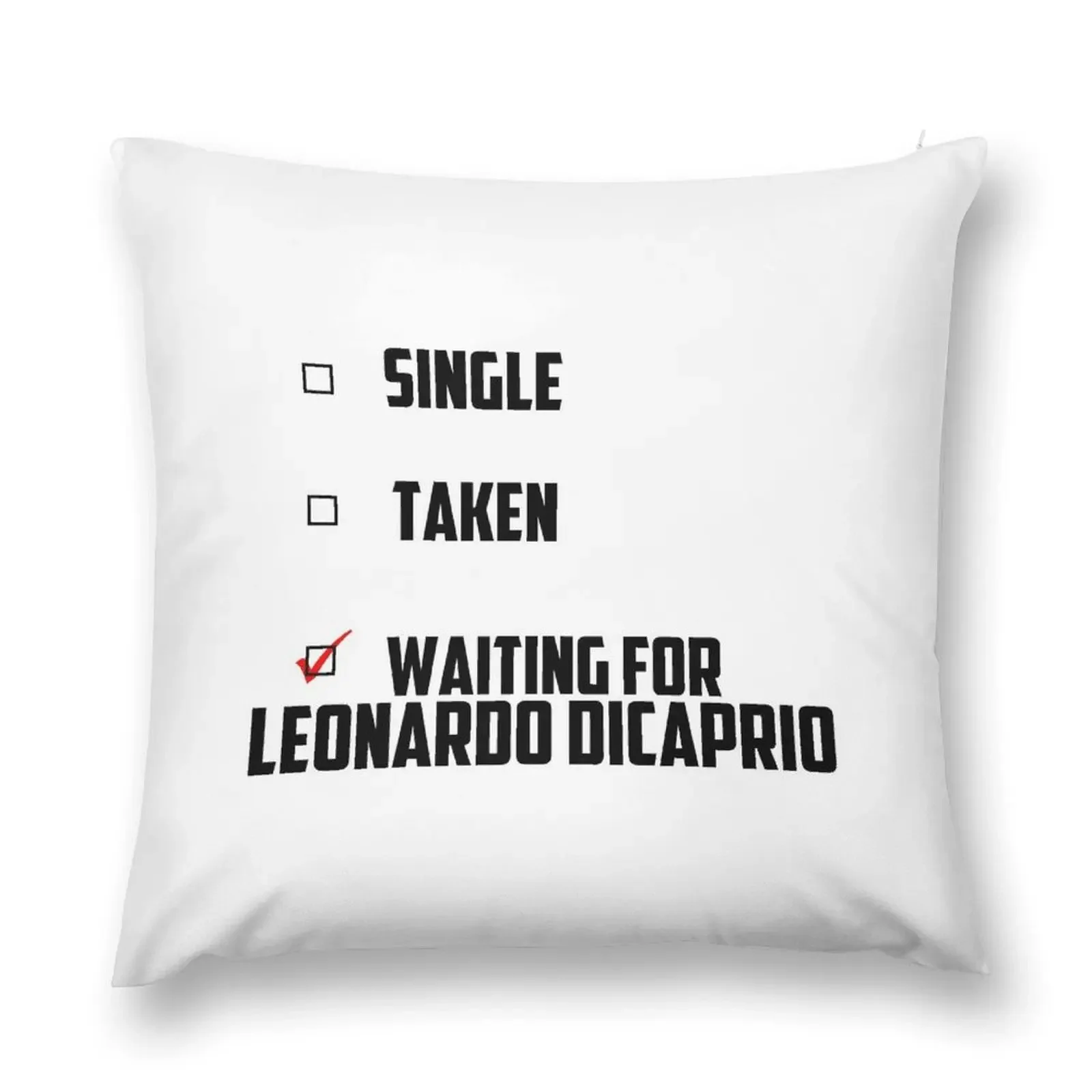 

Waiting For Leonardo DiCaprio Throw Pillow bed pillows Plaid Sofa Christmas Cushion For Home pillow