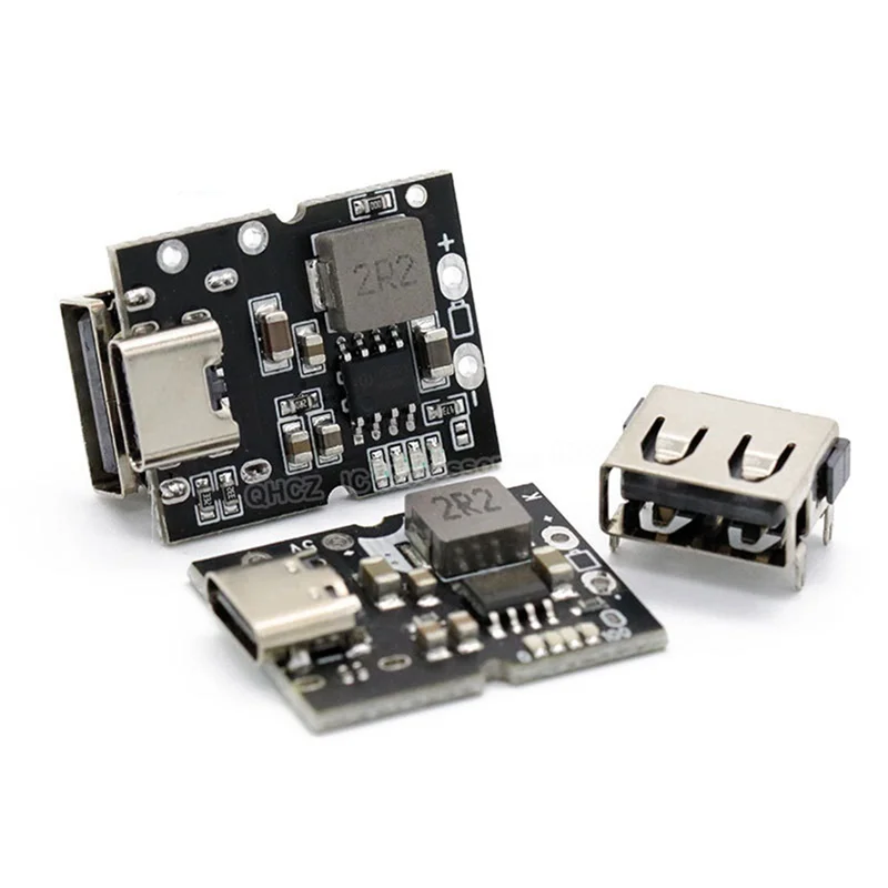 SQPP-Type-C USB 5 فولت 2A دفعة محول خطوة المتابعة وحدة الطاقة بطارية ليثيوم شحن لوح حماية شاحن ذاتي الصنع دائم معنا