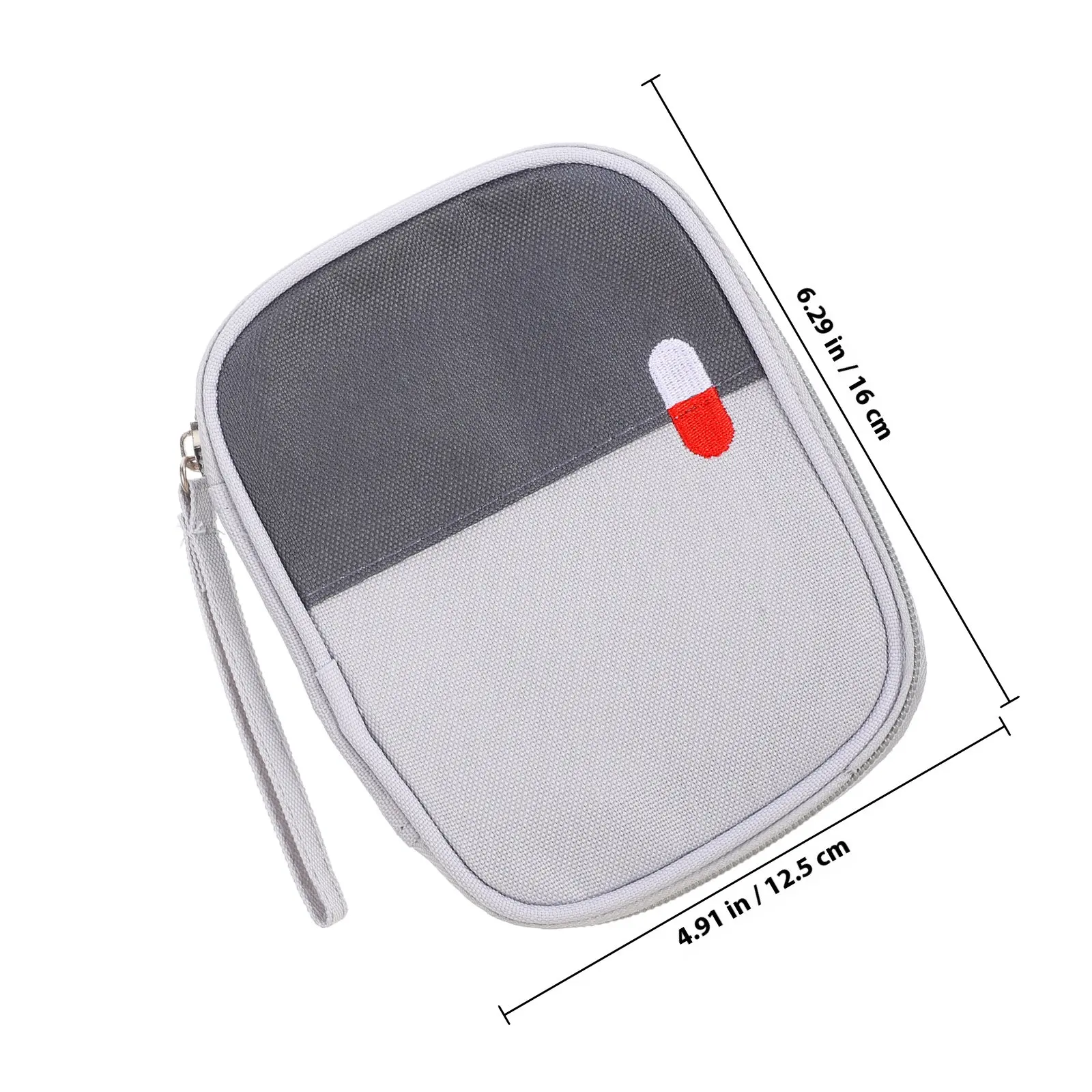 Household First Aid Pouch Empty Portable Medicine Bag Lightweight Small Supply Bag Travel Outdoor Hiking Emergency