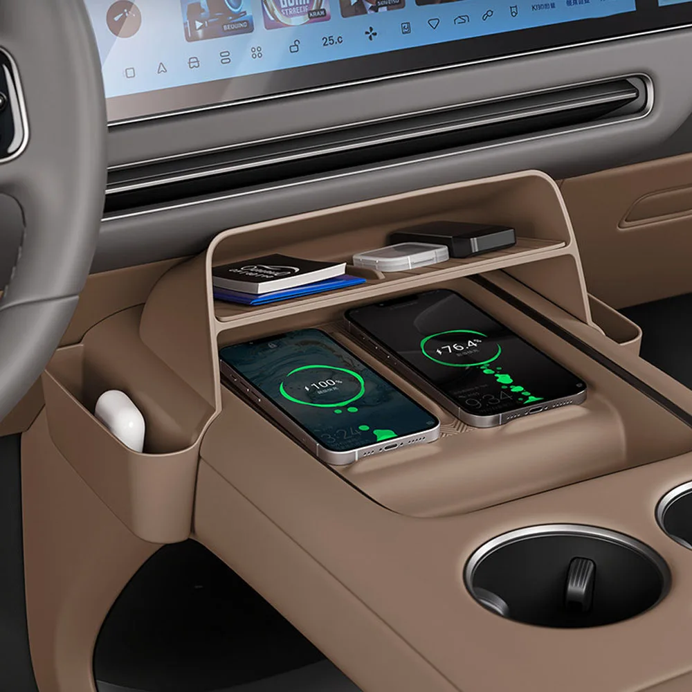 For Li Lixiang i6 i8 2025 2026 Storage Box Below The Central Control Screen Interior Supplies Multi Functional Storage Box