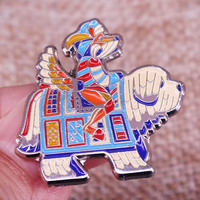 Bohemian Style Dog Enamel Pins Lapel Pin Shirt Bag Badge Jewelry Gift for Friends