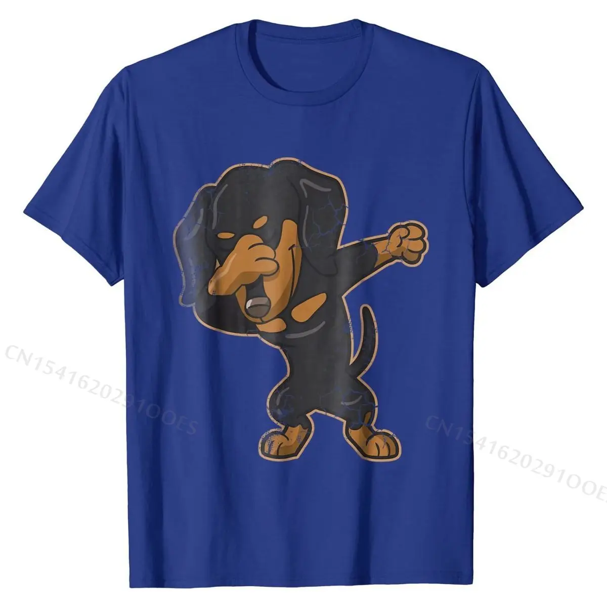 Dabbing Dachshund Dab Dog Shirt Cotton T Shirt for Men Casual Tops Tees Special Leisure