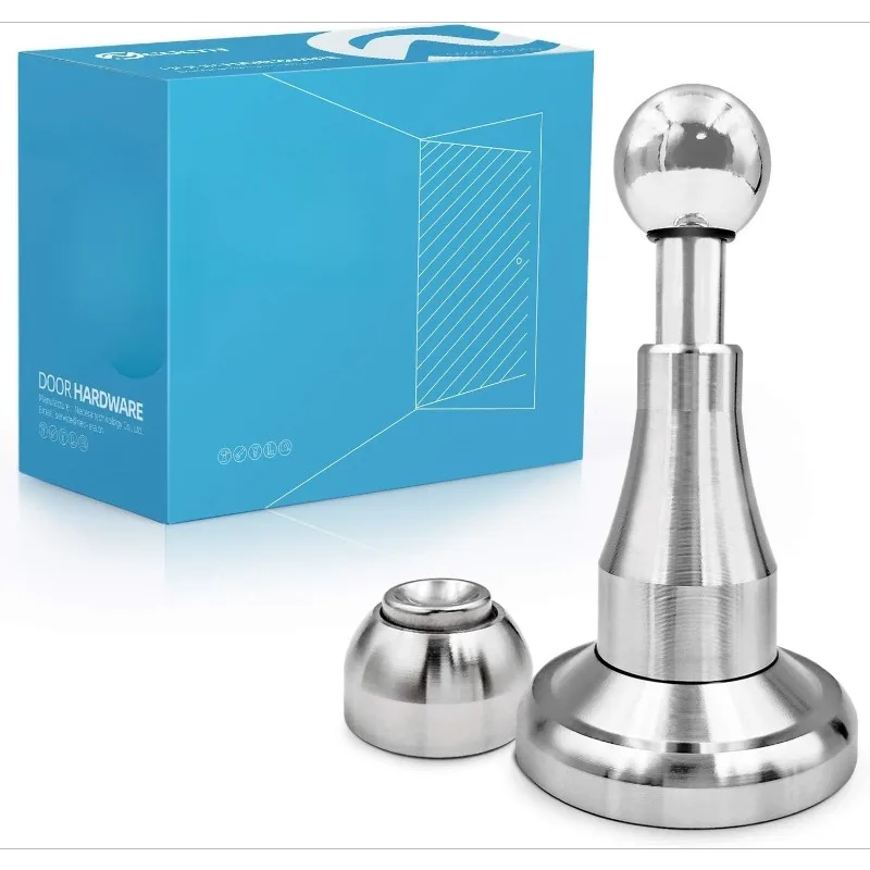 

Magnetic Door Stopper, Updated Hydraulic Shock Absorbent Technology, Soft-Catch Magnetic Hold, Premium 304 Stainless Stee