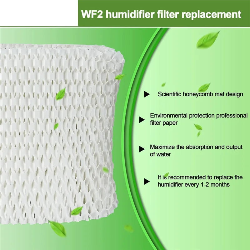 ABJO-Vicks Humidifier Filter Replacement For Kaz For Vicks Wf2 V3100 V3500N V3500 V3700 V3800 V3900 Kaz 3020 Sunbeam 1118 Series
