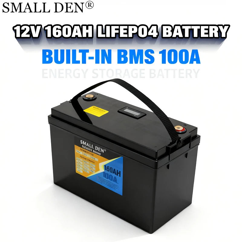 

12V 180ah 160ah LiFePO4 Battery outdoors Touring car Multifunctional USB 3.0 Type-C Output Golf cart Off-road vehicle 12.8V