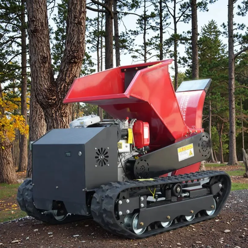 High Performance Portable Wood Chipper Machine   Branch Crusher Shredder for Farm Garden Orchard Landscaping Use
