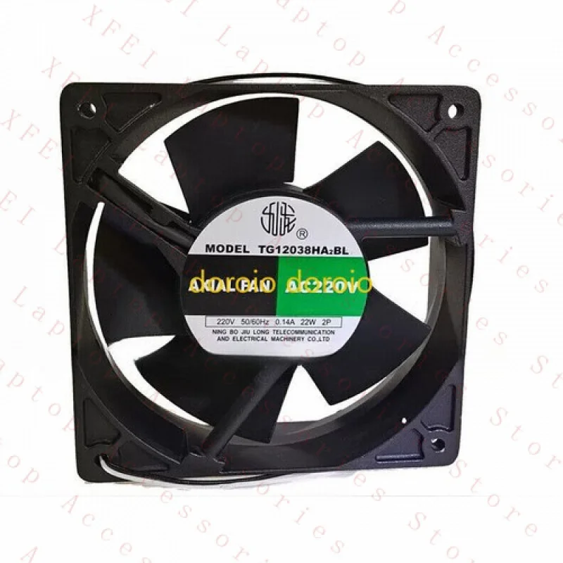 

F TG12038HA2BL 22W 0.14A 12038 AC220V cooling fan