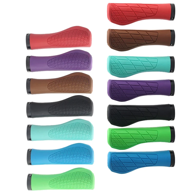 

1Pair Bicycle Handlebar Grip Anti Skid MTB Cuffs Shock Absorbing Mountain Bike Grips Soft Bike Handle Cycling Accessories