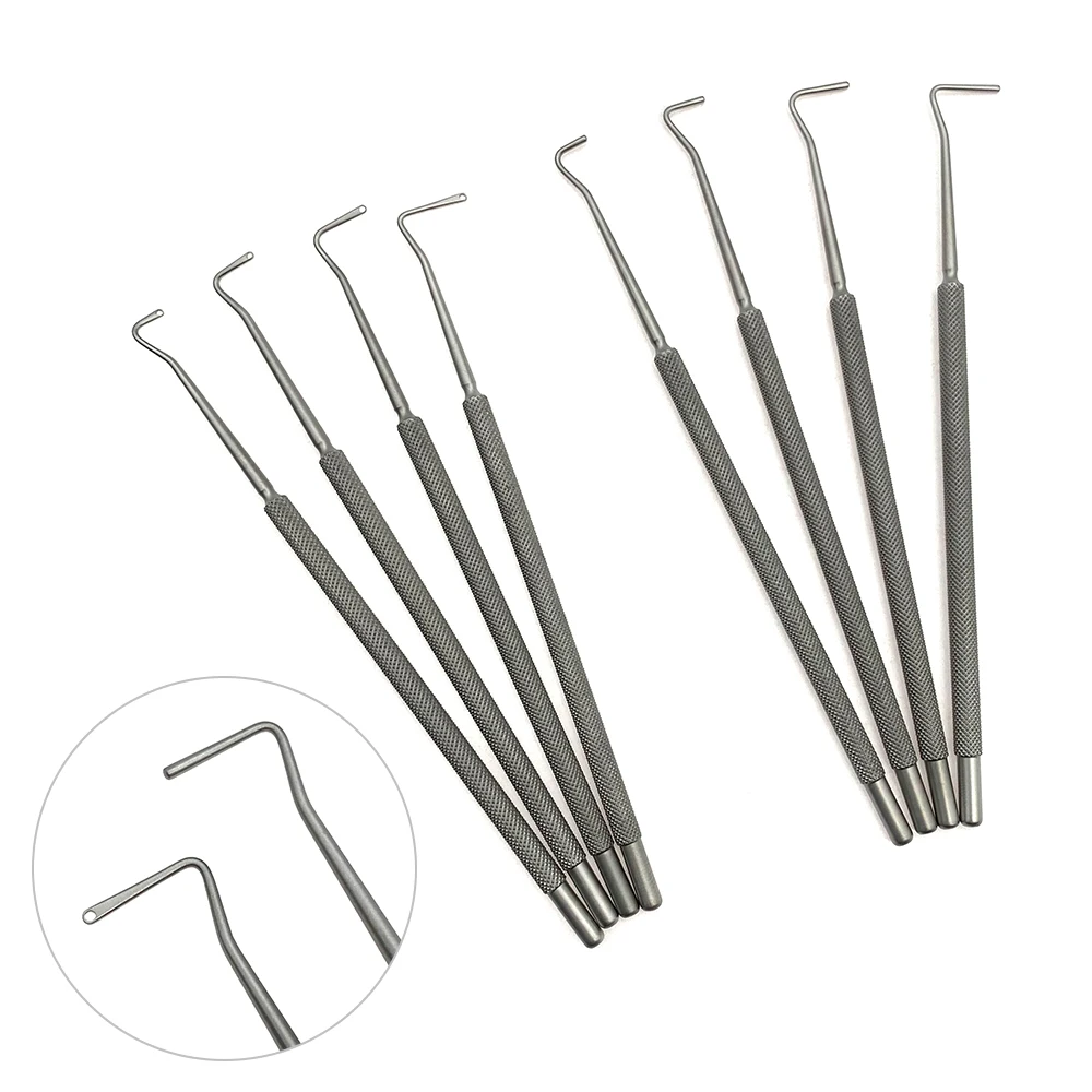 Strabismus Hook 120mm Ophthalmic Hooks Eye Surgical Instrument Stainless Steel 1pc