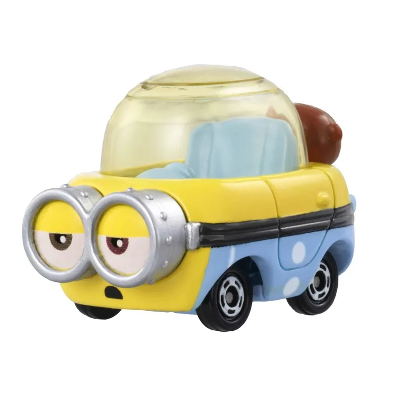 Original TAKARA TOMY Dream Tomica Simulated Alloy Car Despicable Me Bob Anime Action Figure Model Toy Gift Collection Ornament