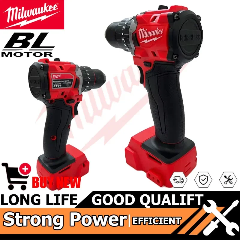 

Milwaukee Small Electric Drill 150N.m Brushless Cordless Impact Drill of Decoration Team Uses For 18V Battery Power Tool