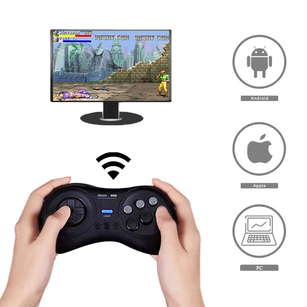 

8BitDo M30 Controller Gamepad For Android Windows Macos Steam Switch RaspberryPi Wireless Joystick