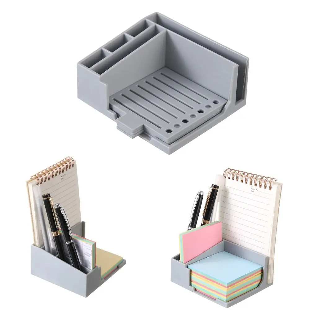 Sticky Note Storage Tools Sticky Note Holder Set Line Drawing Template with Five Templates Sticky Pads Base Dispenser