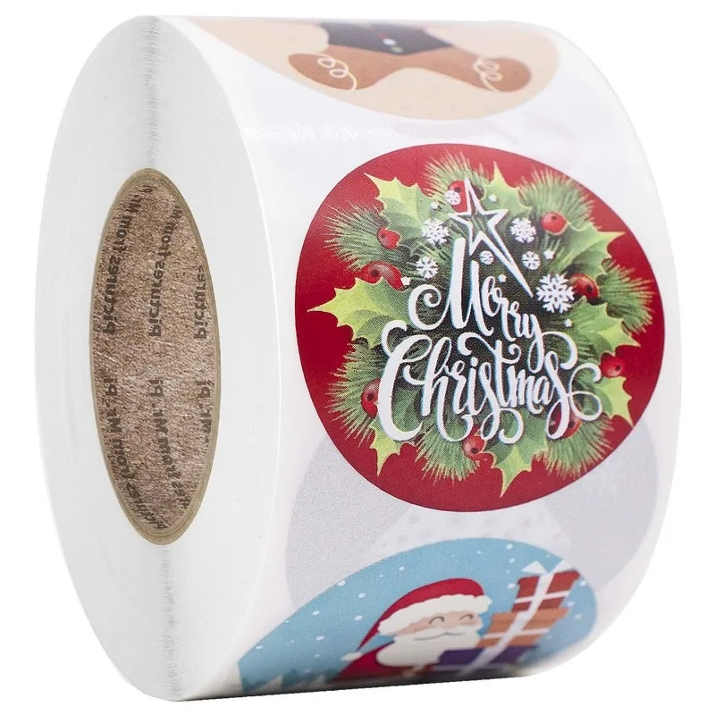 Stickers Labels Decorative Christmas Gift Kawaii Stylish Box Decoration Note Decoration for Students Officer