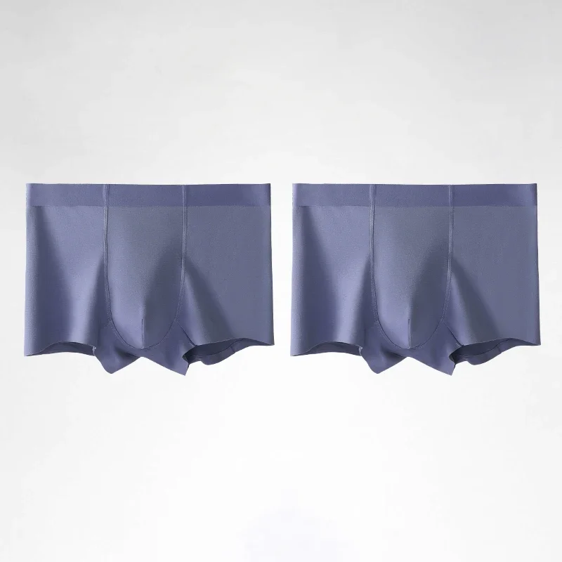 

Мужские трусы-боксеры из чистого хлопка, 2 шт., спортивные, удобные и дышащие, модные мужские шорты-боксеры с четырьмя углами