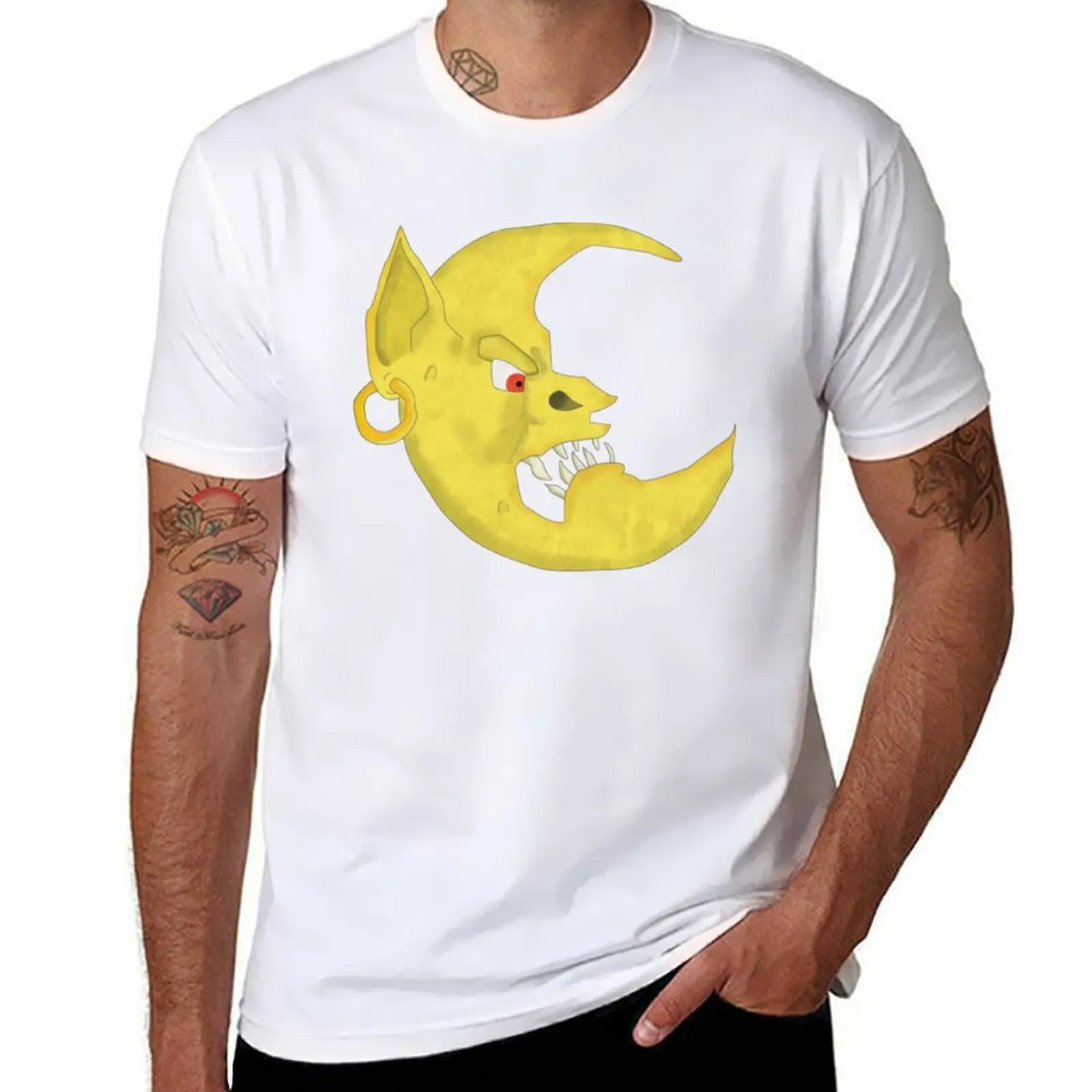 

Bad moon right23 T-Shirt man graphic t shirt t shirts for man cotton soft T-Shirt