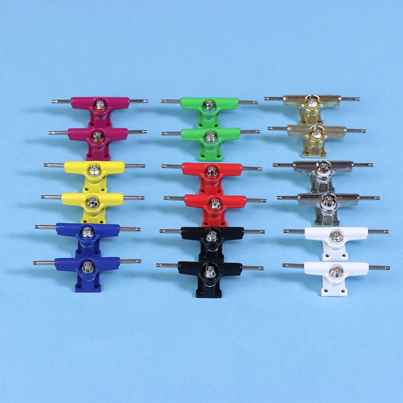 شاحنة لوحة الأصابع 32 مللي متر احترافية بمحور واحد للوحة تزلج صغيرة من سبائك الزنك ألعاب شاحنات التزلج #2