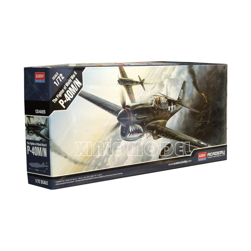 Academy 12465 P-40M/N Warhawk fighter 1/72 aircraft scale model kit