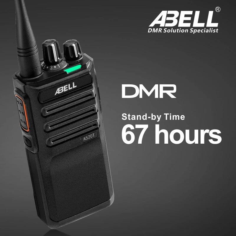 Dmr Two Way Radio Uhf Walkie Talkie ABELL A520T VHF  Digital Mobile Radio Security Radio