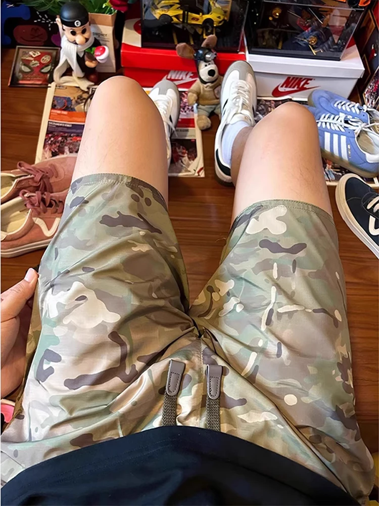 

Легкие американские камуфляжные орты для мужчин для езды на велосипеде на открытом воздухе, дышащие, дышащие, Qui-Dry Cleanfit Cool Feeling Sports P...