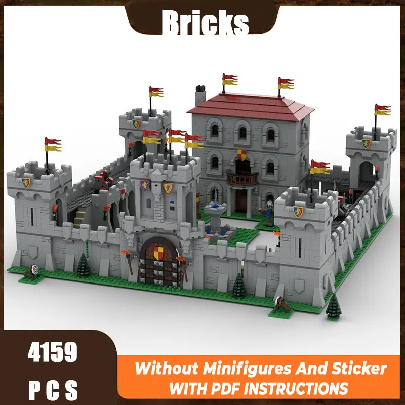 

Изысканный новый продукт MOC, модель строительного блока, тренировочный лагерь рыцаря, технология, модульная детская игрушка, подарок, набор для сборки «сделай сам»