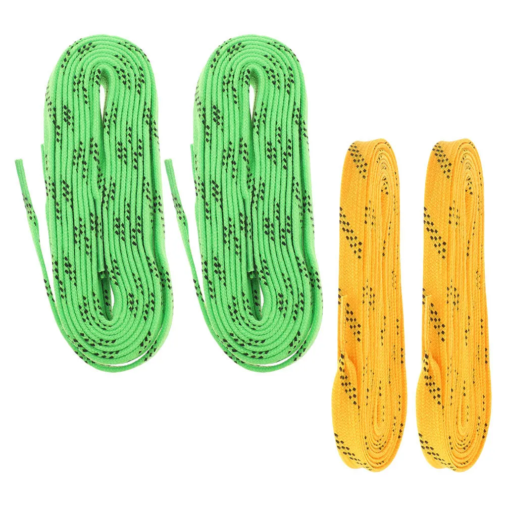 4 قطع من أربطة تزلج هوكي الجليد مشمعة شديدة التحمل ومقاومة للتجميد ومقاومة للكسر للتزلج على الجليد والاستخدام الخارجي #3