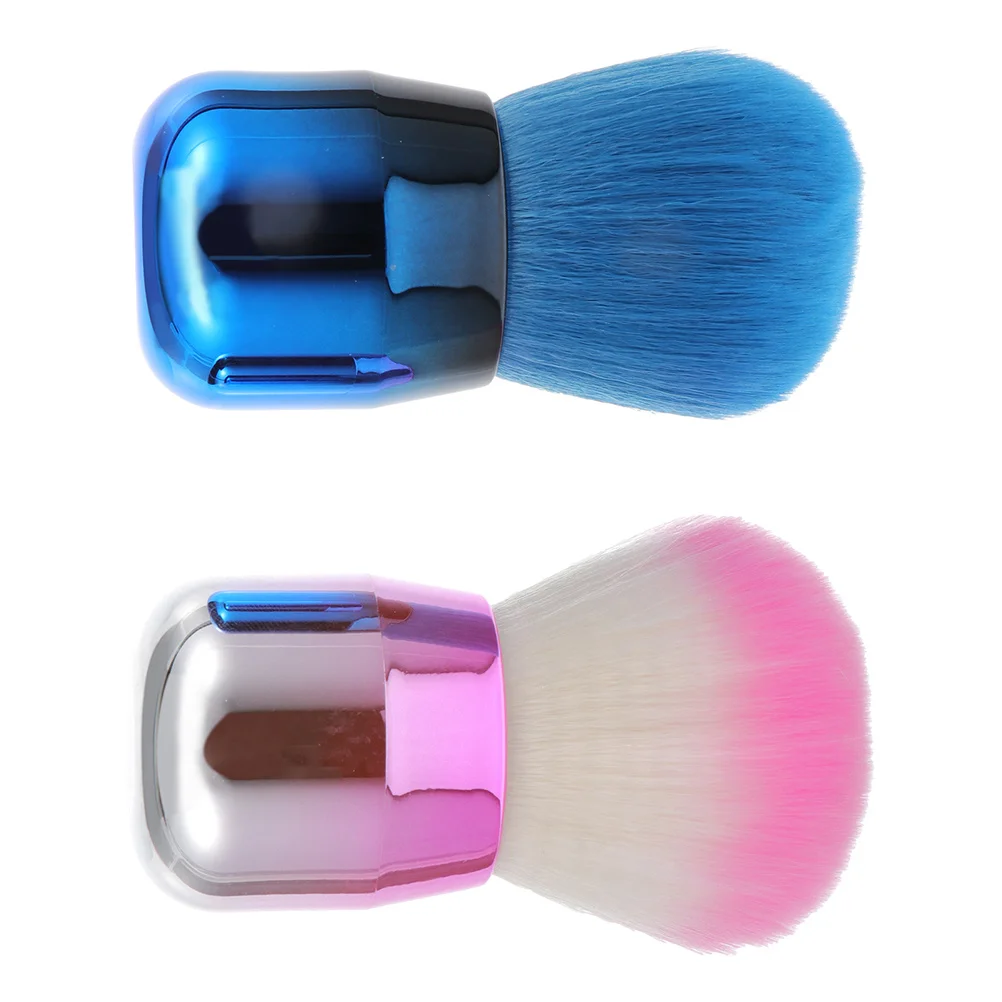 فرشاة بمقبض قصير على شكل فطر، فرشاة مكياج أحمر الخدود، أداة كريم الأساس السائبة، ملحقات مكياج احترافية