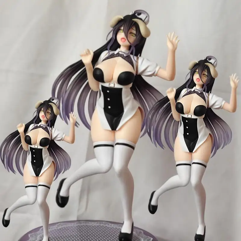 

Genuine Vivit Overlord Albedo Nurse Attire System Service New and Unopened Pvc Anime Figure Model Collector Ornament Toy Gift