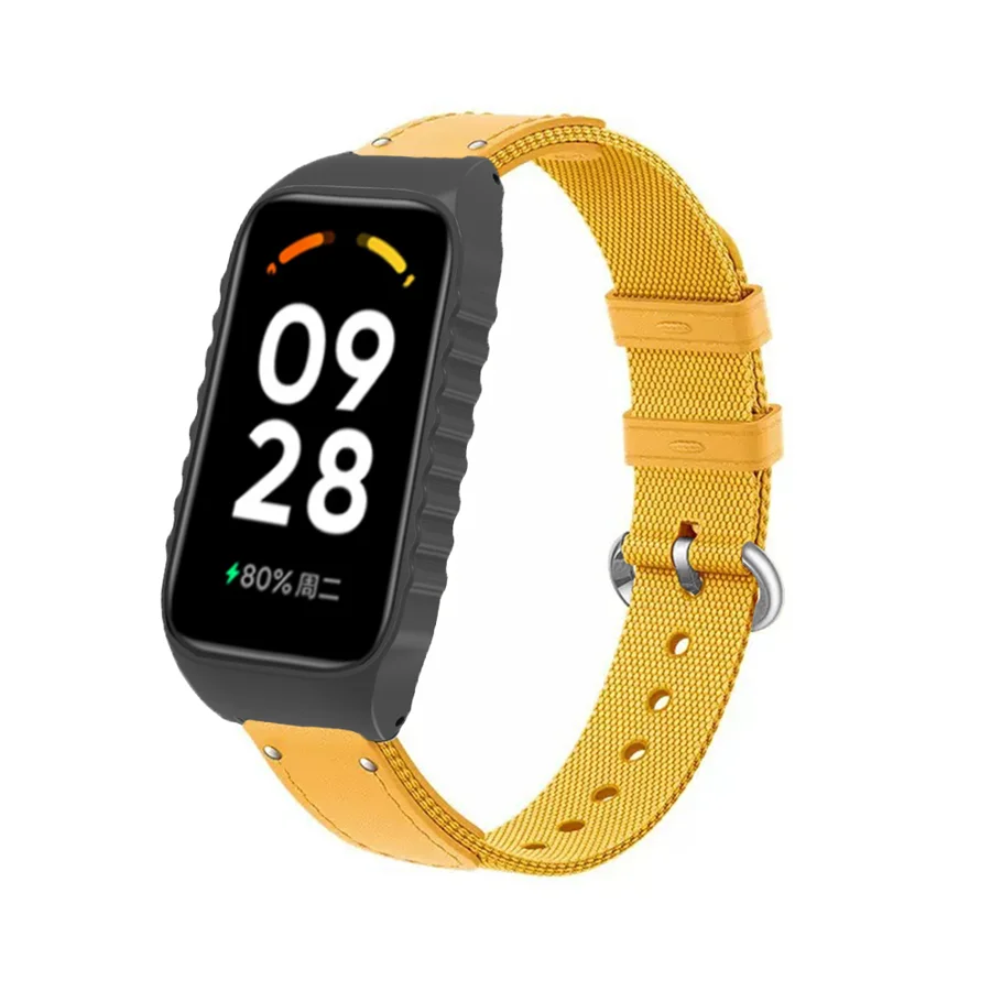 حزام بديل للفرقة الذكية من شيومي 8 ، سوار معصم نشط ، سوار نايلون لريدمي باند 2 ، سوار ساعة ذكي ، ملحقات كوريا