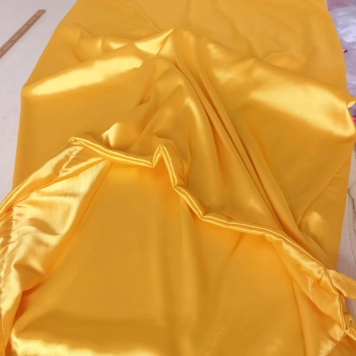 Handmake Golden Color Silky Touch Handmake Soft Sleep Sleeping Bags Blanket