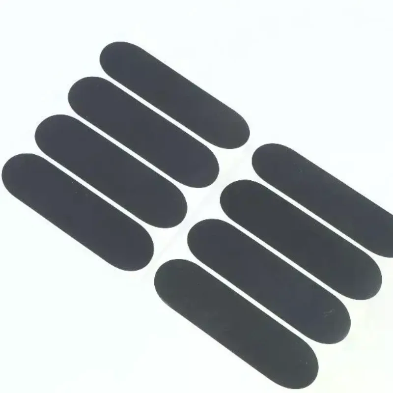Motorcycle Reflective Stickers Helmets Invisible Black Rectangle Simple Effective Car Reflective Tape For Helmets Bikes