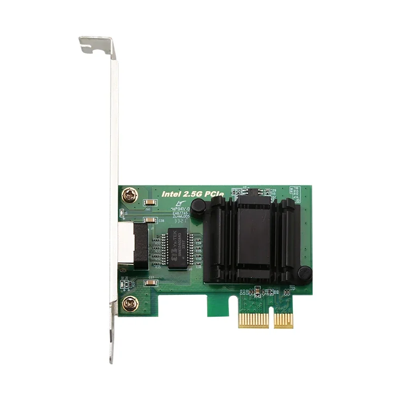 2500Mbps Gigabit Network Card 10 100 1000Mbps RJ45 Wired Computer PCIe 2.5G Network Adapter LAN with Intel/I226 chip