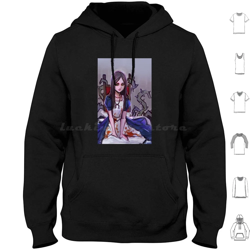 Alice Thorns Hoodie Cotton Long Sleeve American Mcgees Alice Alice Alice In Alice Madness Returns Madness Returns Lolita