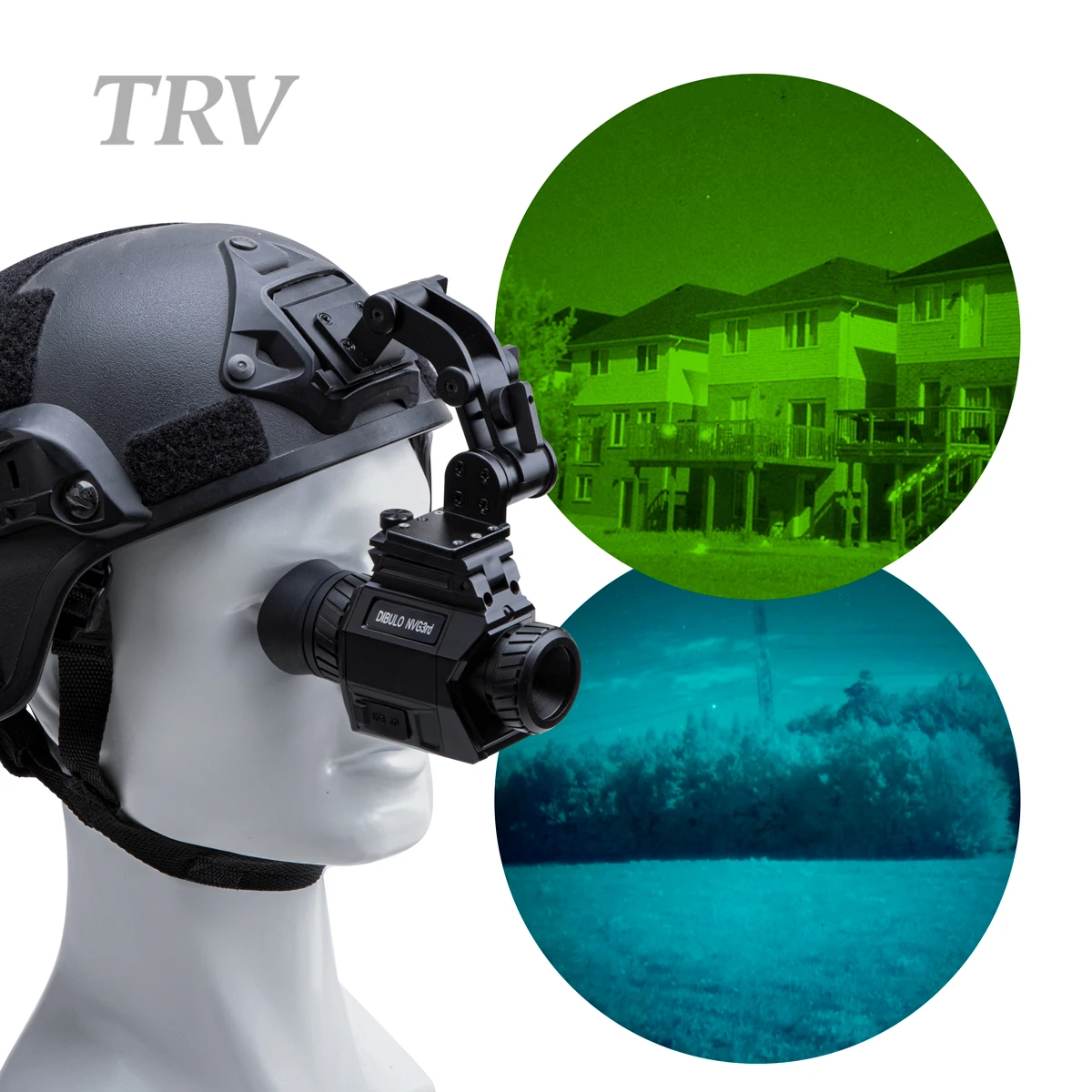 

TRV NVG3rd Night Vision High Power Helmet Night Vision Goggles For Hunting Long Range Infrared Digital Night Vision Monocular