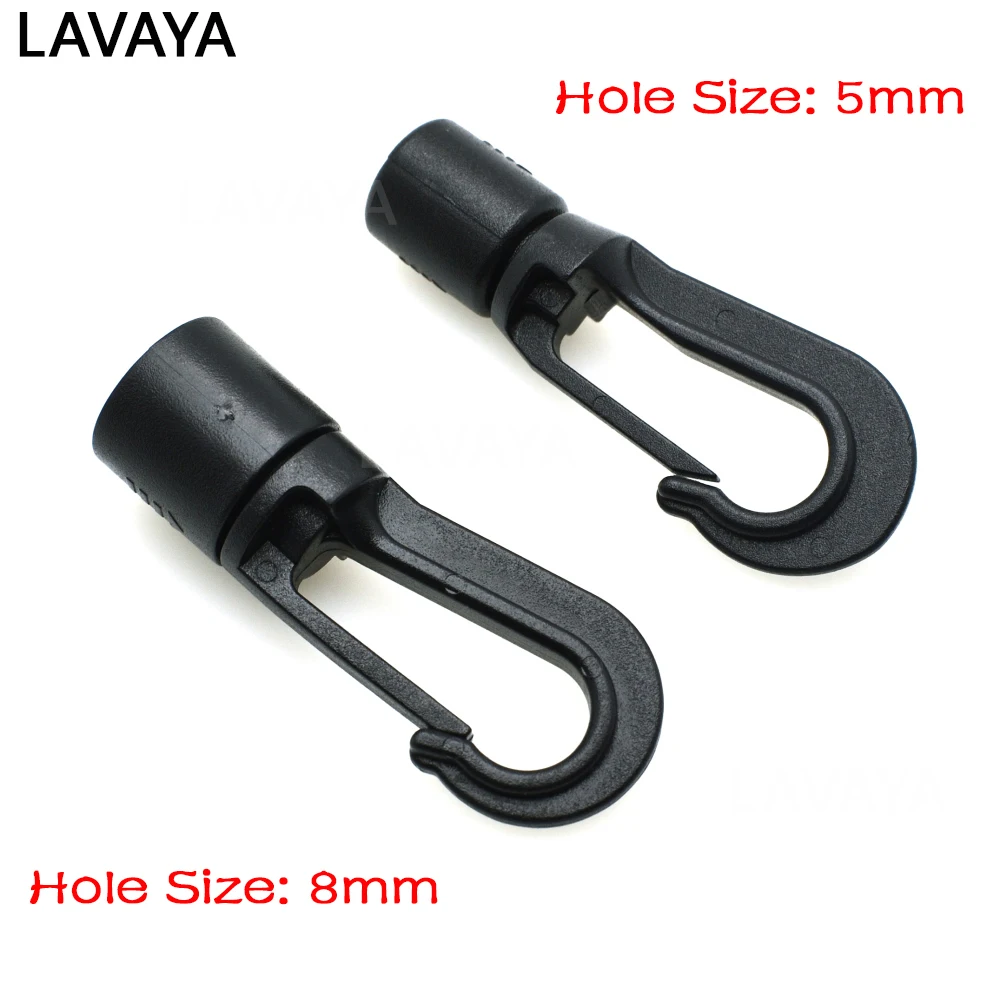 10pcs 47mm/49mm Snap Hook For Ribbon Lanyards Cord Backpack Bags Tag Holder Black