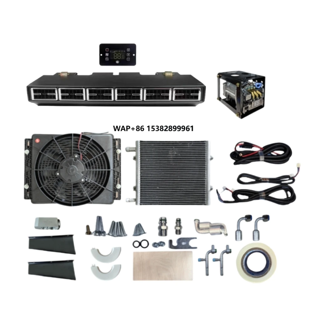 سبليت ميني العالمي بطارية تعمل بالطاقة سيارة مكيف الهواء شاحنة أنظمة تكييف الهواء للسيارة #1