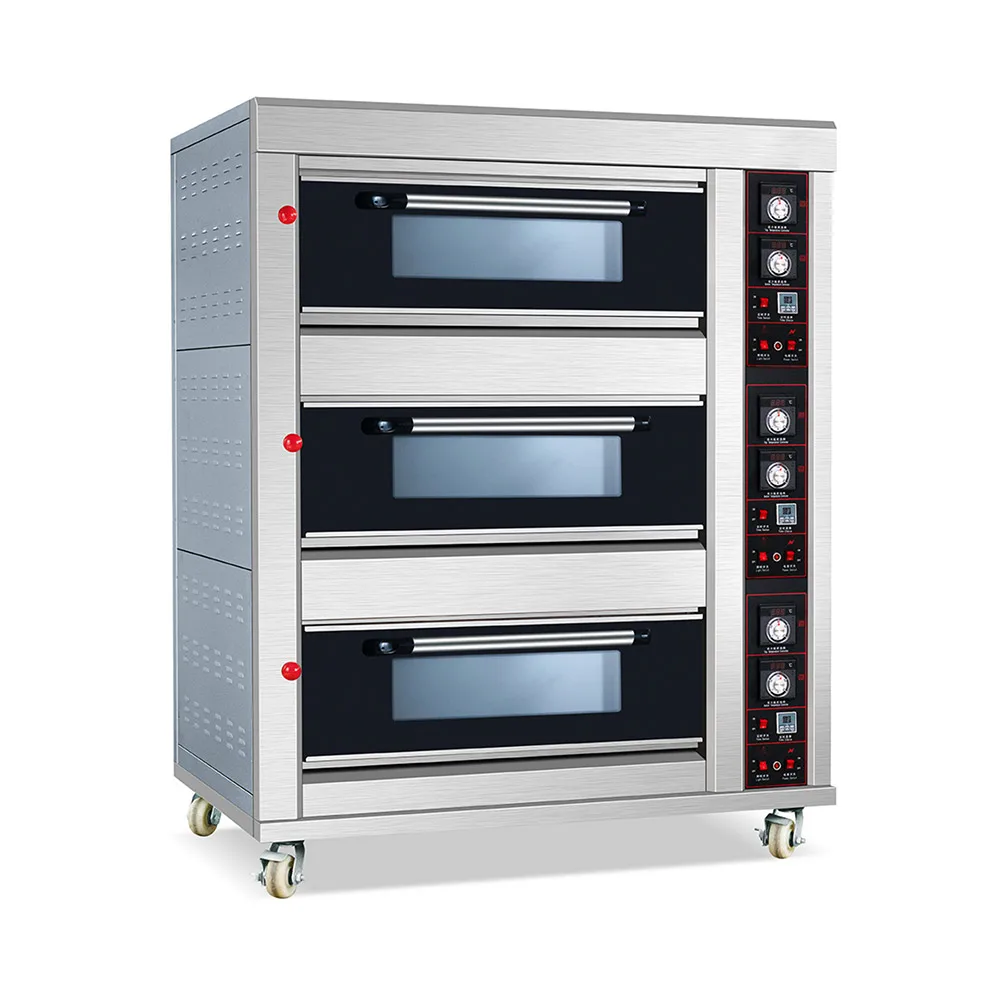 Commercial Electric Gas Automatic Bread Baking Oven Prices / Complete Bakery Equipment Machine For Sale