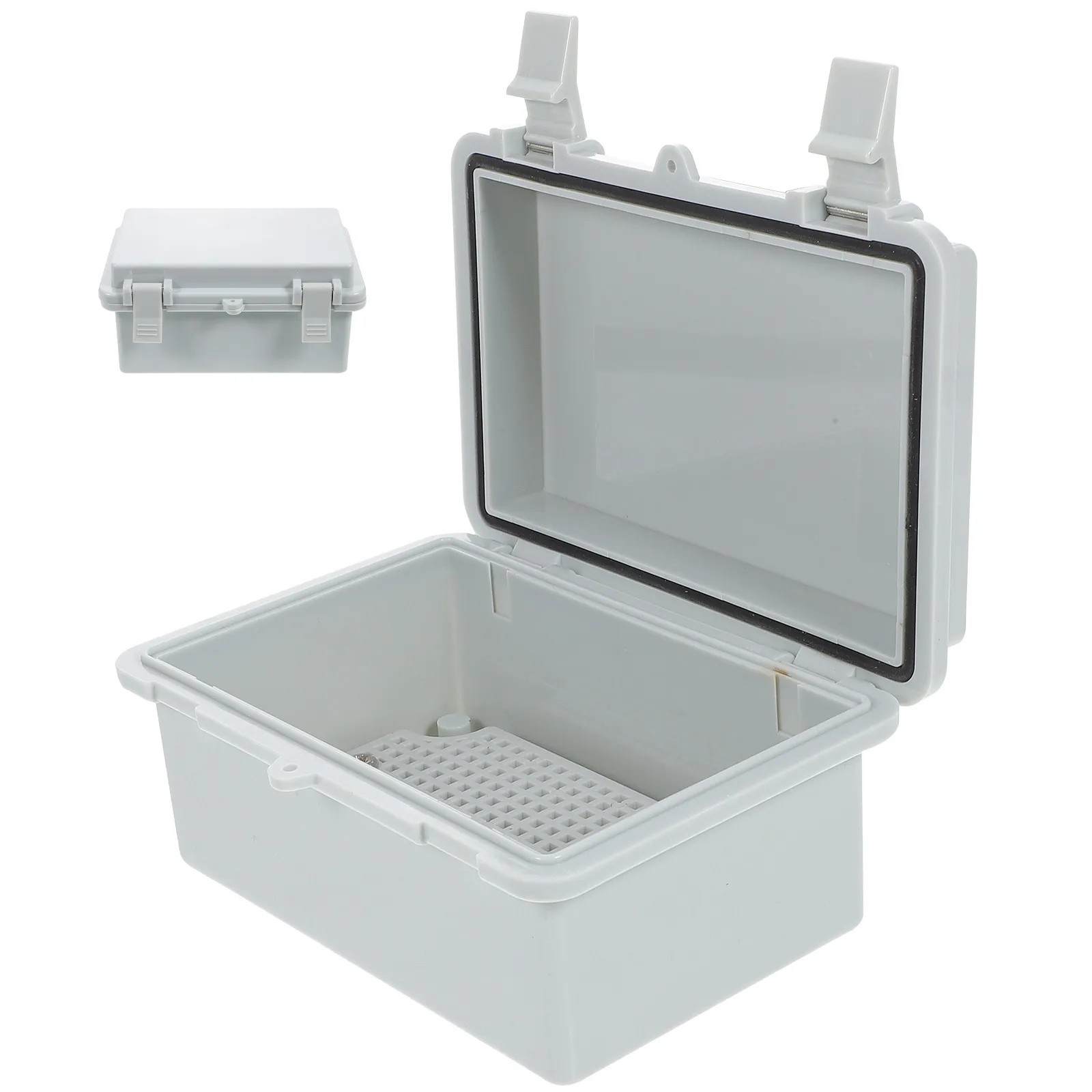 Waterproof Outdoor Junction Box IP67 Plastic Electrical Box with Mounting Panel for Circuit Protection and DIY Projects