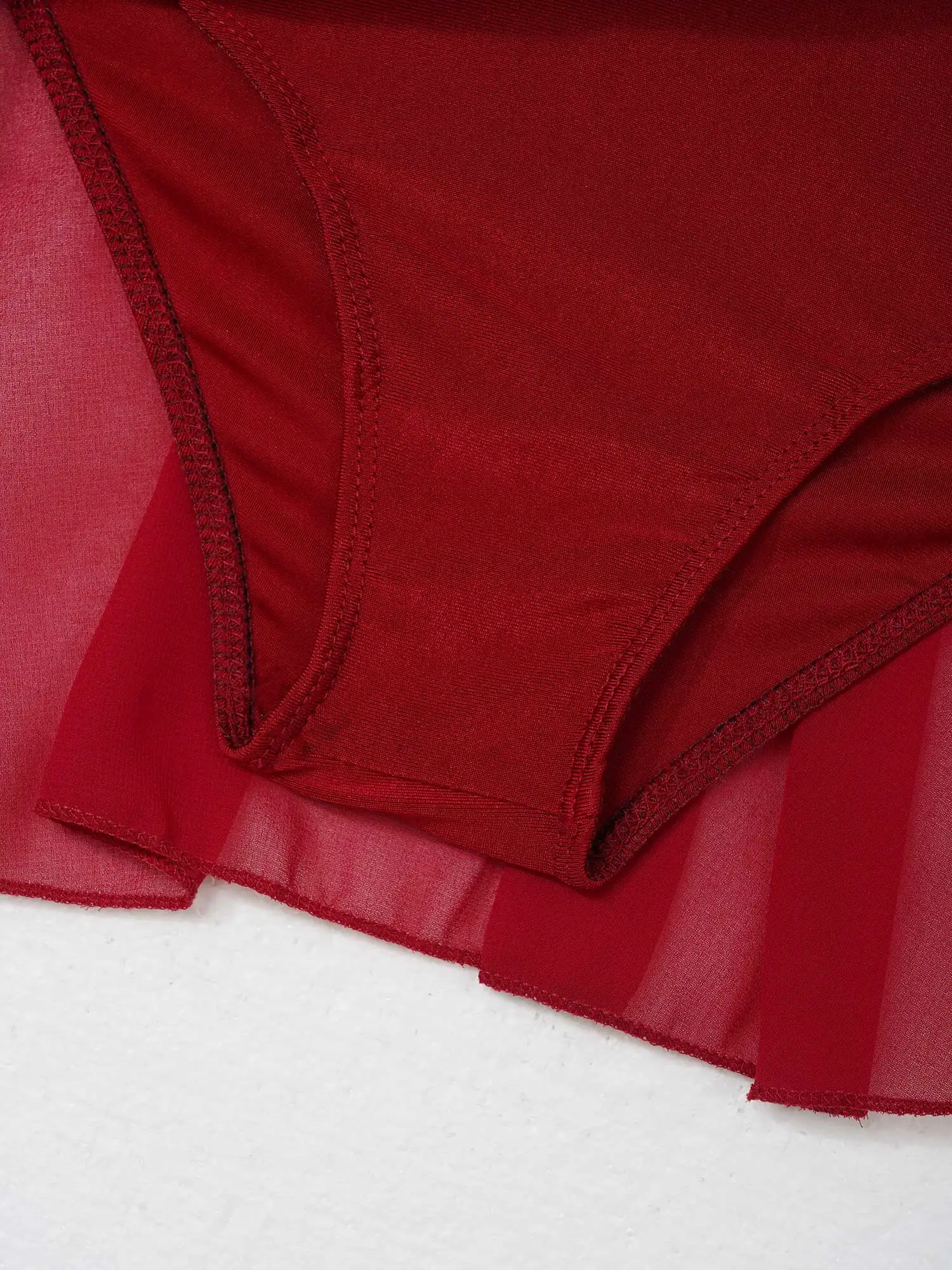 Kinder Mädchen Glänzende Strass Ballett Tanz Kleid Lange Ärmel Schlüsselloch Zurück Eiskunstlauf Rollschuhlaufen Trikot Dancewear